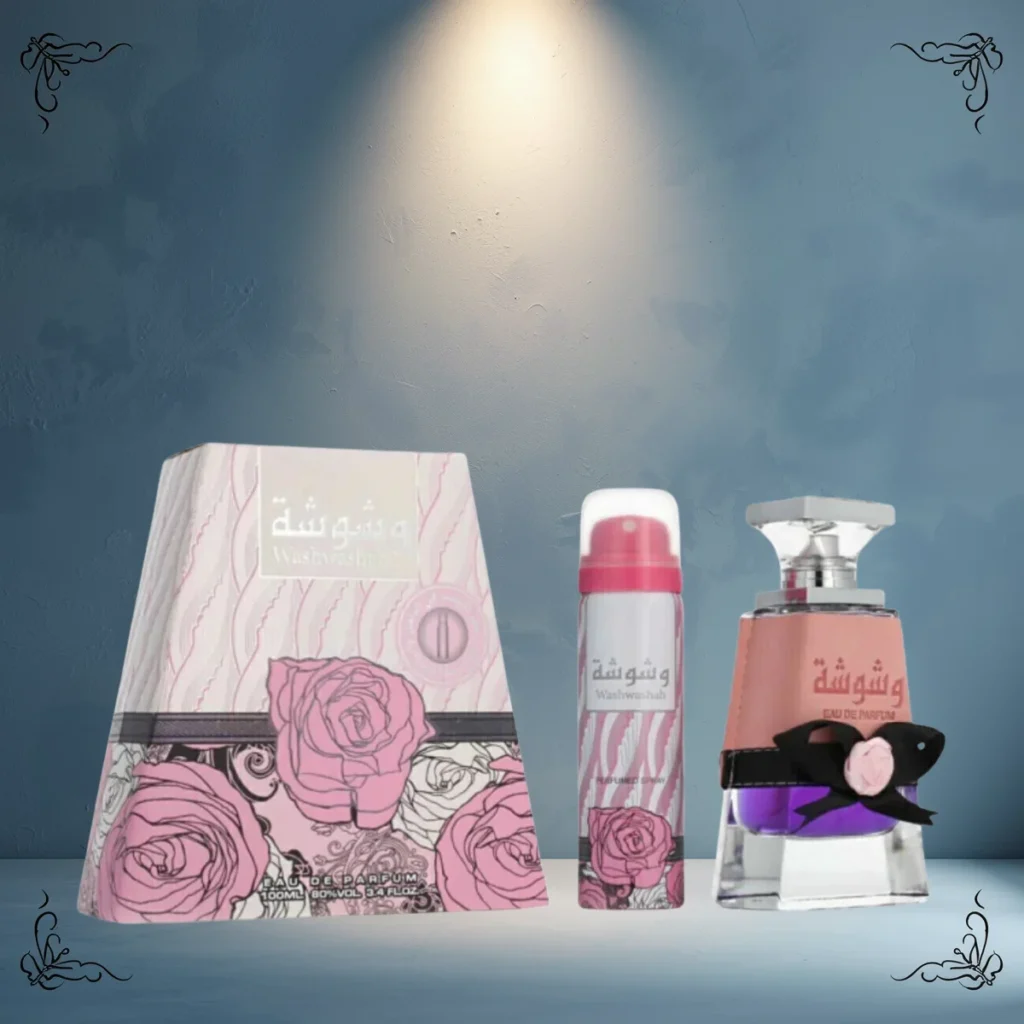 KIT PERFUME LATTAFA WASHAWASHA EDP 100ML + DESODORANTE 50ML