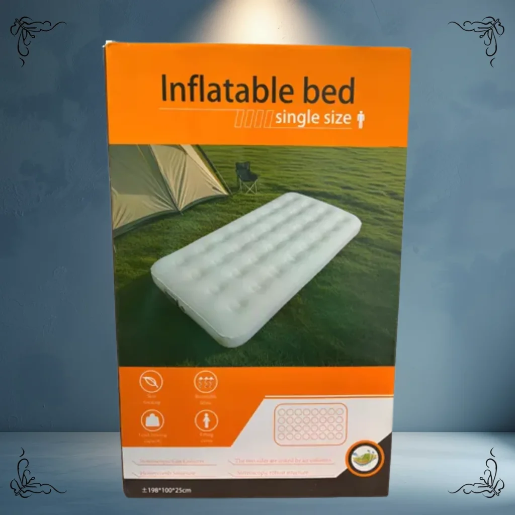 COLCHON INFLABLE AUTOMATICO 1 PLAZA CON ALMOHADA