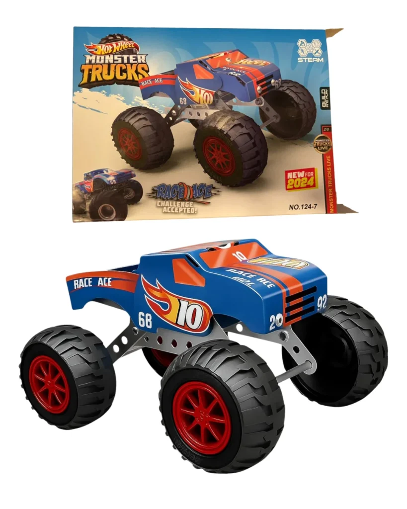 HOTWHEEL GRANDE PARA ARMAR MONSTER TRUCKS 124-7