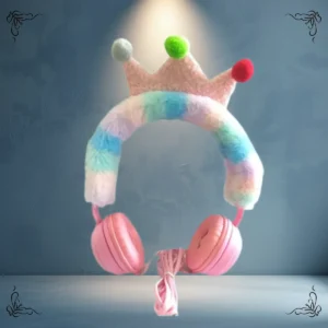 AURICULAR VINCHA NIÑOS PELUCHE CORONA