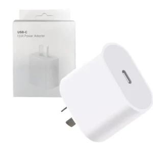 CARGADOR IPHONE 15W ENTRADA TIPO C PATA ARGENTINA