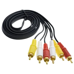 3 RCA  A 3 RCA. 2 M / 3M CABLE PARA DVD