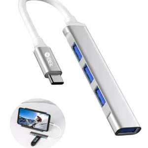 HUB USB 4 EN 1 IK A008 TIPO C