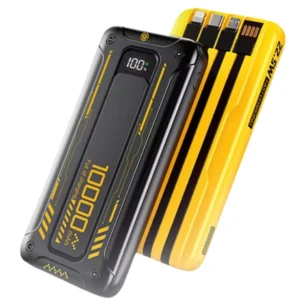 POWER BANK AMARILLO 7 EN 1 10000 MHA 20W TURBO