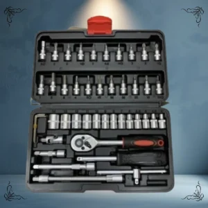 CAJA MALETIN DE TUBOS 46 PIEZAS