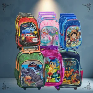 MOCHILA INFANTIL MOTIVOS VARIOS (2653 - 2509) CON CARRITO