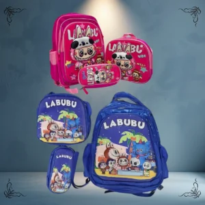 MOCHILA 3 PIEZAS + CARRITO