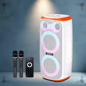 PARLANTE PREMIUN 6.5 X2 SPUS SZ D26 2 MICROFONOS INLAMBRICOS