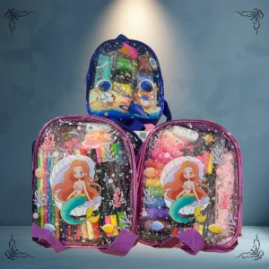 MOCHILA INFANTIL CON SET DE ARTE 65 PIESAS