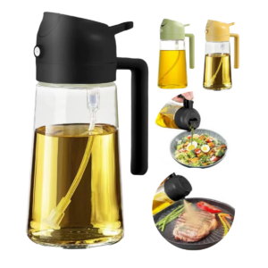 BOTELLA ROCIADORA DISPENSADORA DE ACEITE 600ML