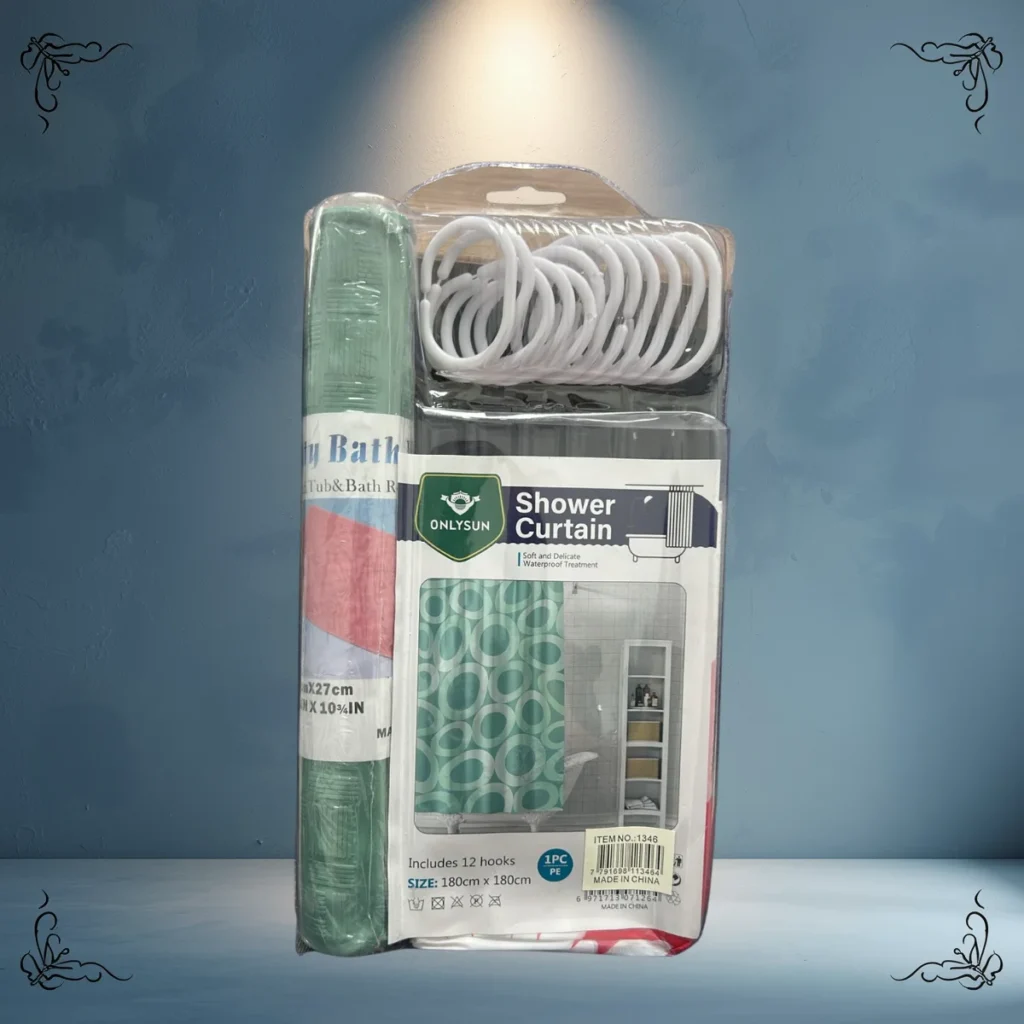 CORTINA PARA BAÑO DOBLE PREMIUN ELIPLAST 012