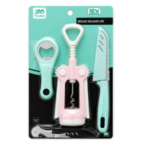 SET ABRIDOR VINO CERVEZA M41758
