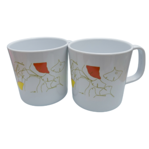 TAZA MELAMINA HOJA