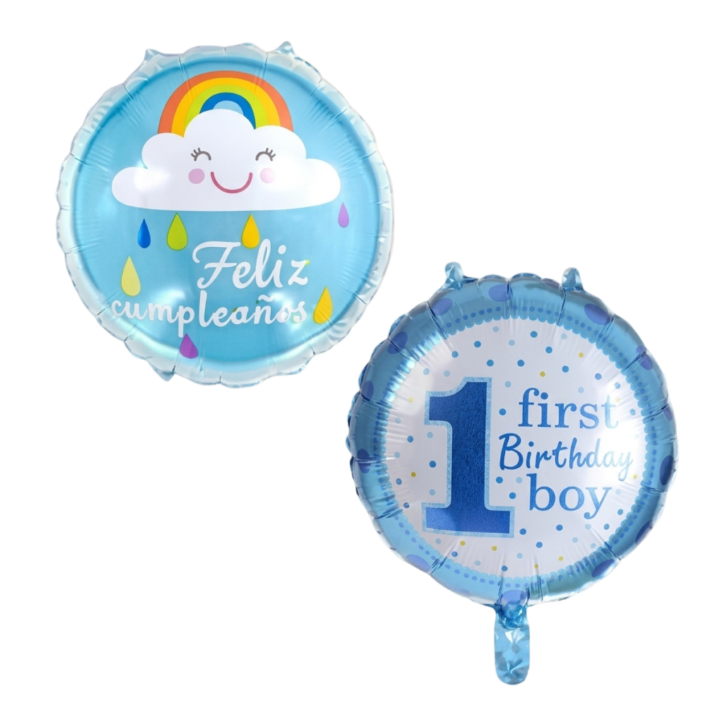 GLOBO FELIZ CUMPLEAÑOS Y 1ER AÑITO