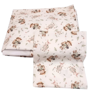 JUEGO DE SABANA CUNA ALGODON ESTAMPADA S3202