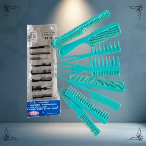 KIT PEINE DE PELUQUERIA X8 PIEZAS
