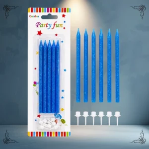 VELA 14CM AZUL X6