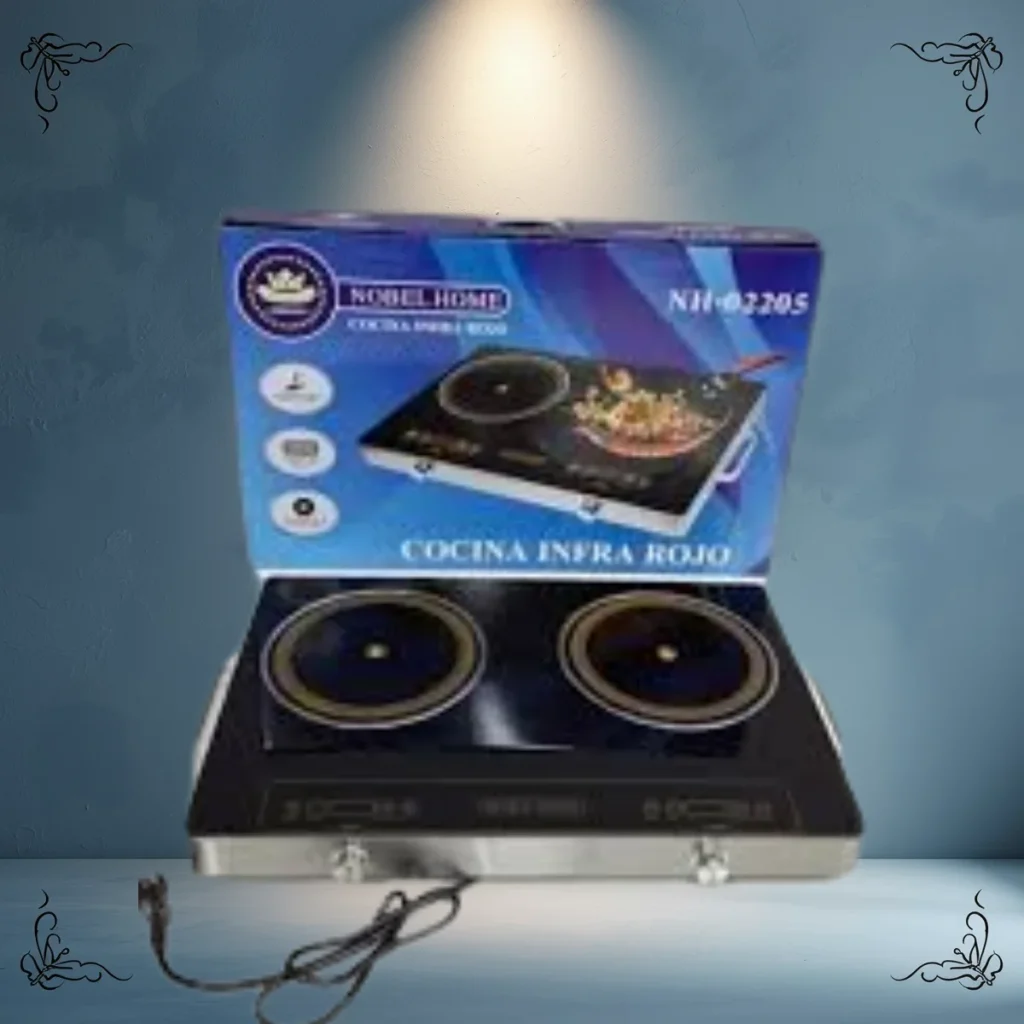 ANAFE INFRARROJO ACERO DOBLE NOBLE HOME NH02205