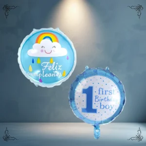 GLOBO FELIZ CUMPLEAÑOS Y 1ER AÑITO
