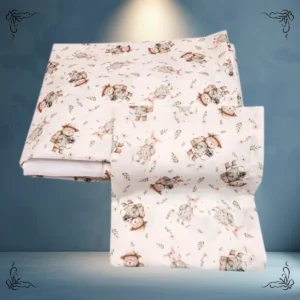 JUEGO DE SABANA CUNA ALGODON ESTAMPADA S3202