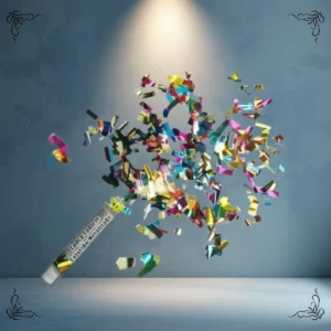 MORTERO LANZA CONFETI 30CM