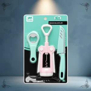 SET ABRIDOR VINO CERVEZA M41758