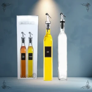 SET ACEITE Y VINAGRE 2 PIEZAS DE VIDRIO 19TRA