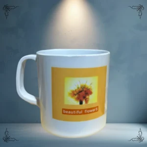 TAZA MELAMINA FLOWER