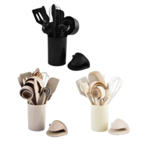 SET UTENSILIOS SILICONA X 21PCS