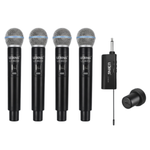KIT DE MICROFONO X4 UNID LELONG LE-1003W