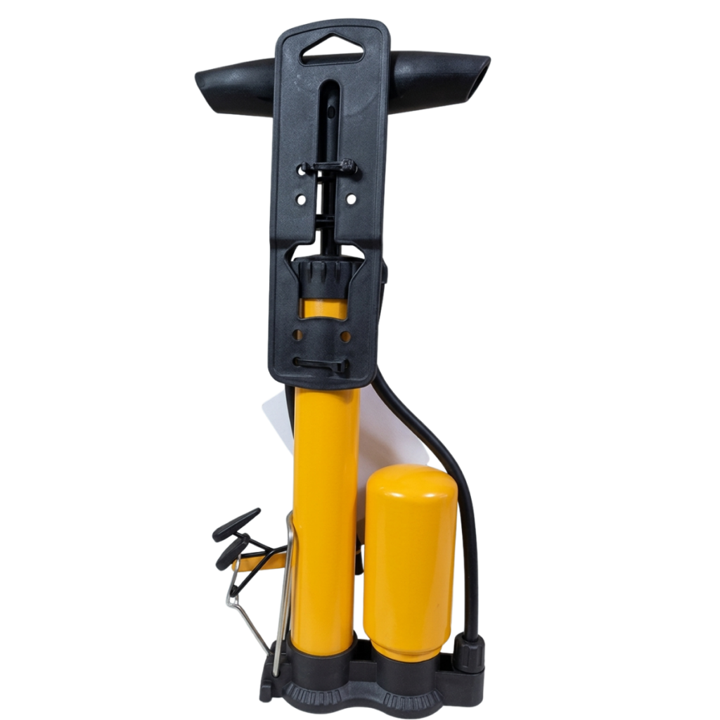 INFLADOR POWFUL AMARILLO 160PSI CON 3 ADAPTADORES POW7506