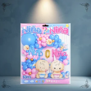 KIT DE GLOBO NIÑO O NIÑA 63PC 1468P