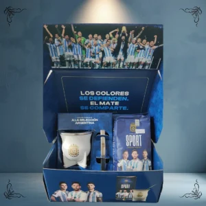 KIT MATE+ BOMBILLA+ YERBA SELECCION ARGENTINA