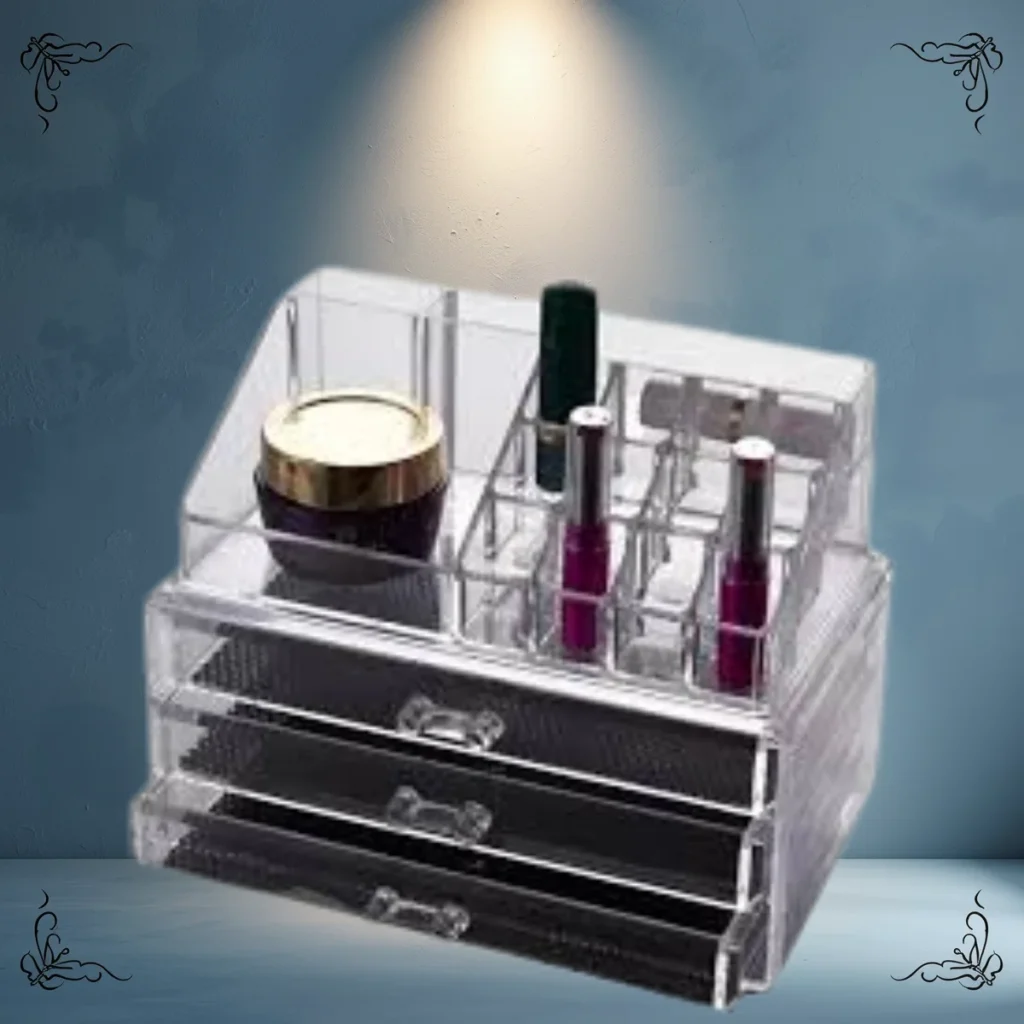 ORGANIZADOR DE MAQUILLAJE 3 CAJONES JN 138