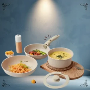 SET DE OLLAS SEIS 5 PIEZAS CON MANGO INTERCAMBIABLE AV47510