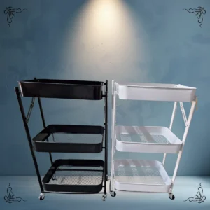 CARRITO ORGANIZADOR PLEGABLE 3 NIVELES
