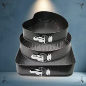 SET MOLDE DE TORTA X3 DESMONTABLE MARBELLA