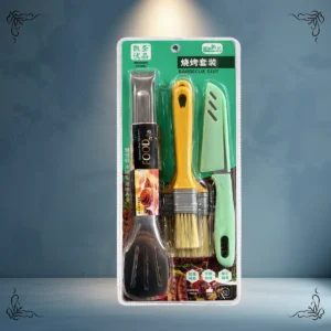SET PINZA PINCEL Y CUCHILLO 4 PIEZAS M37592