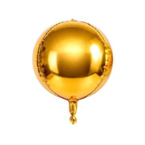 GLOBO ESFERA 60CM DORADO X1 UNIDAD