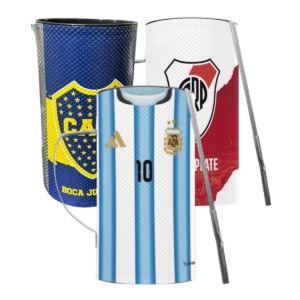 VASO ACERO GUIRO + PEINETA