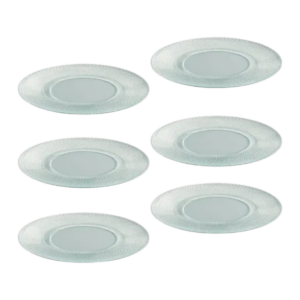 PLATO VIDRIO PLAYO FENIX DURAX PACK X6