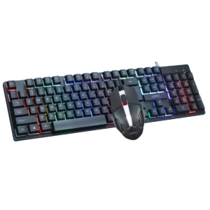 KIT TECLADO Y MOUSE MECANICO KNUP KP 2090