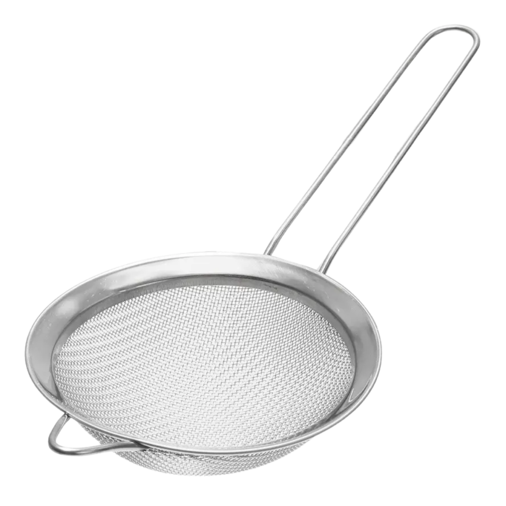 COLADOR CON  MALLA  ACERO 16CM 1280034