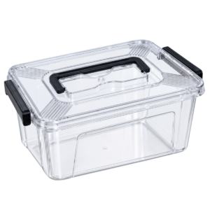 CAJA DE ALMACENAMIENTO ACRILICO CON TAPA 10L LE B10L