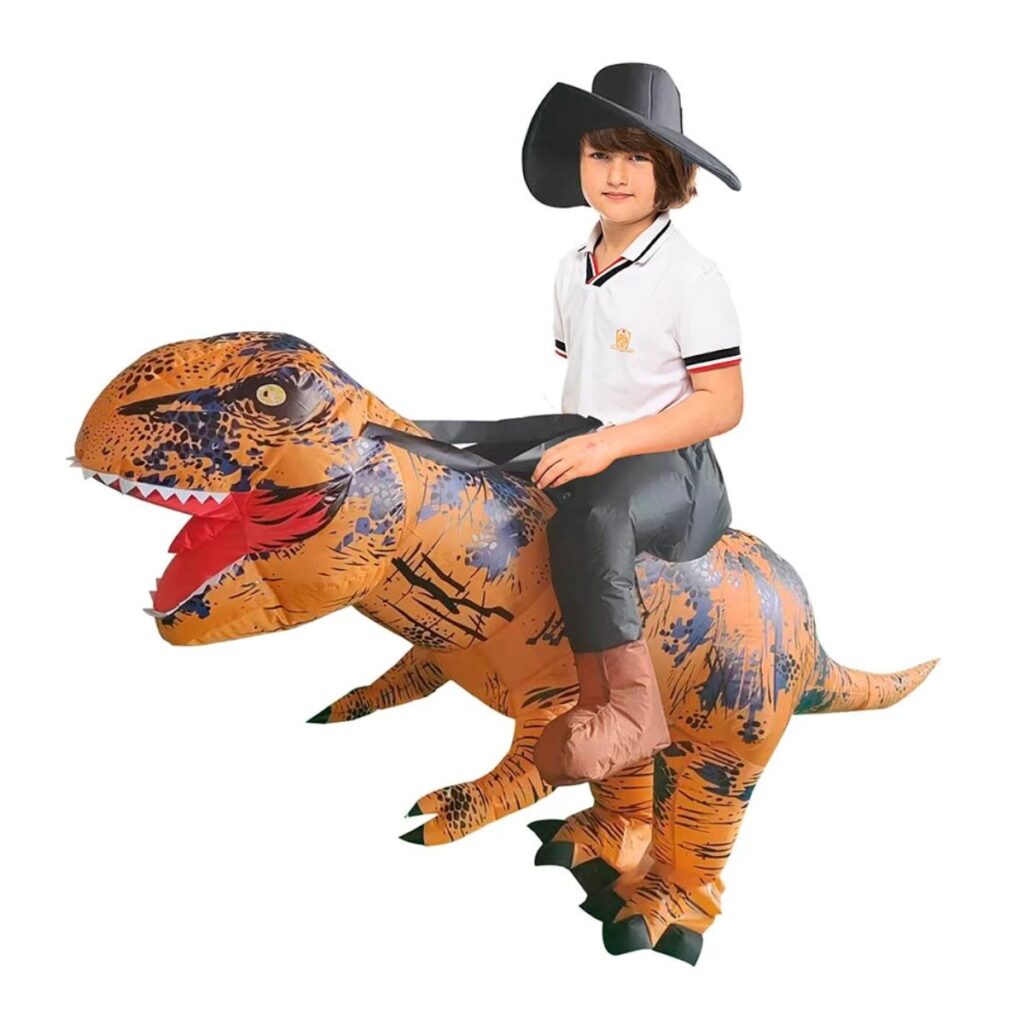 DISFRAZ INFLABLE DINOSAURIO PARA NIÑO LELOND