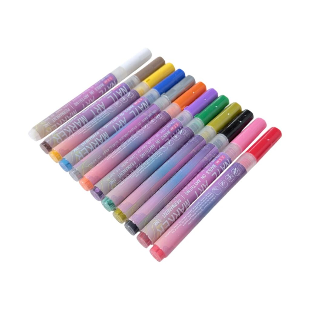 KIT DE ARTE PAR UÑAS YZA 588 12 PIEZAS