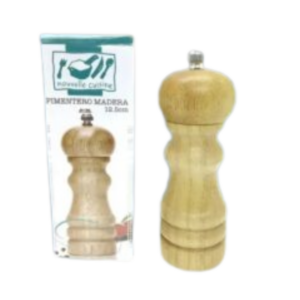 MOLINO PARA PIMIENTA DE MADERA 12.5 CM 1140570