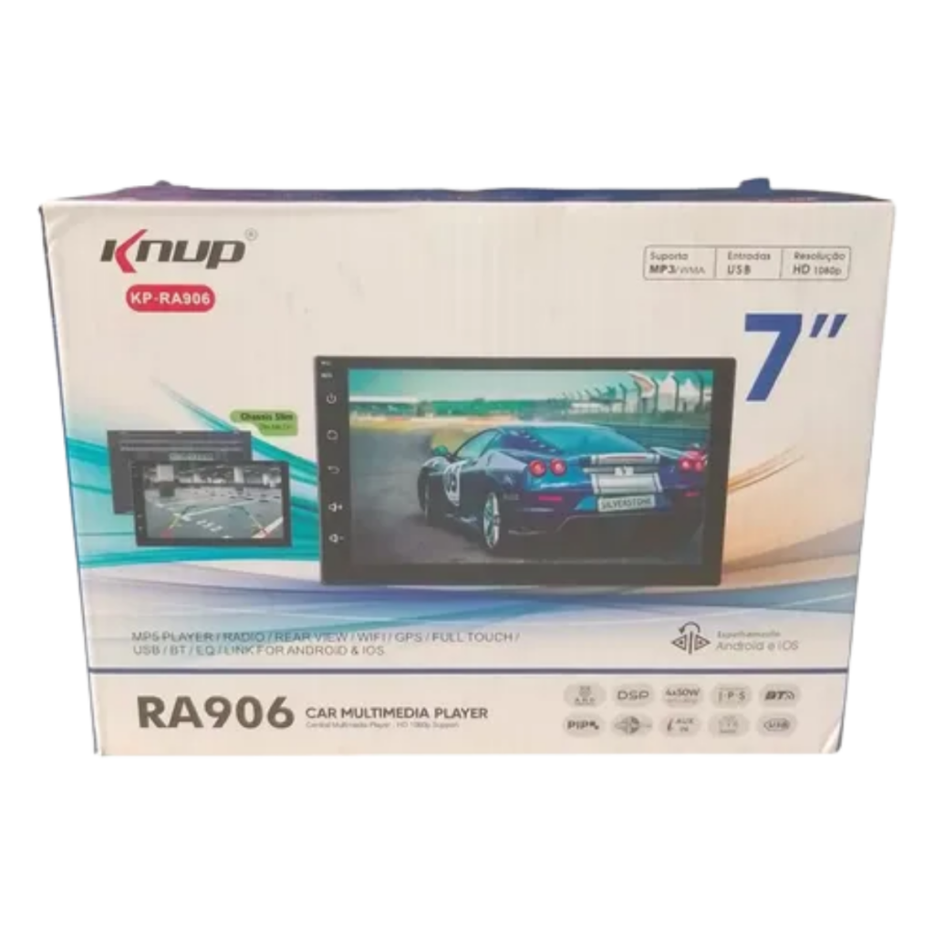 STEREO CON PANTALLA KNUP 7" KP RA906