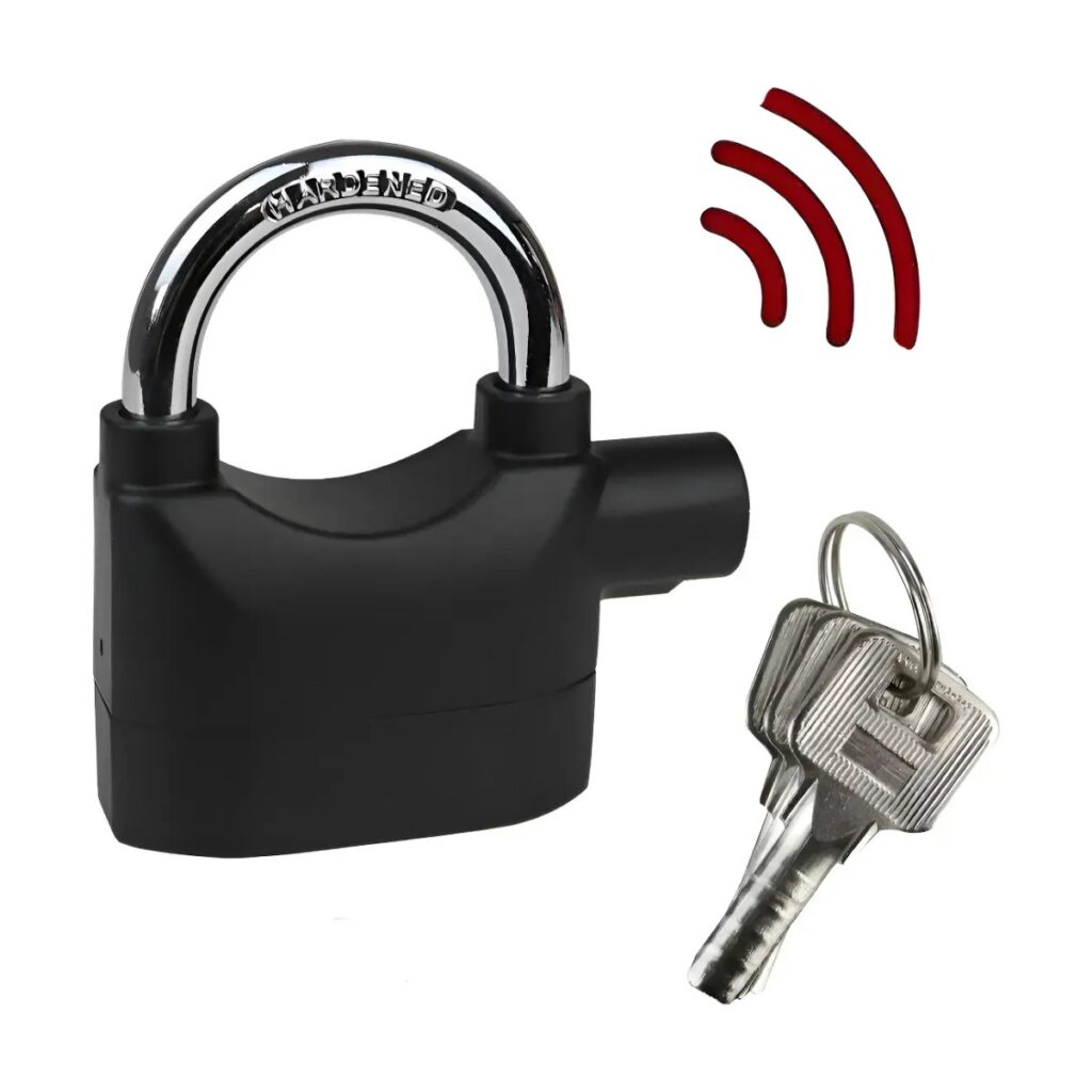CANDADO CON ALARMA PARA MOTO MELECH 43