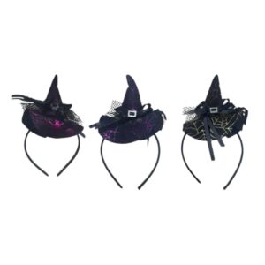 VINCHA HALLOWEN BRUJA CON LUZ